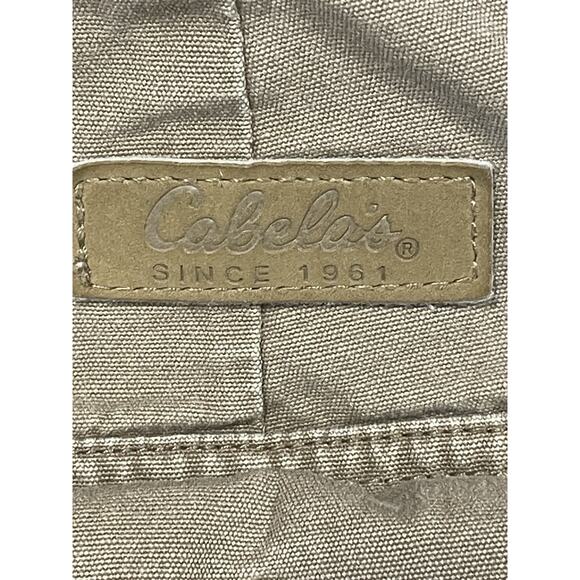 Cabela’s Outdoor Gear Men’s Tan Hiking Cargo Shorts Sz 42” Waist 100% Cotton - Picture 8 of 13